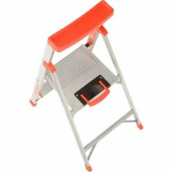 Little Giant® Flip-N-Lite Aluminum Platform Step Ladder - 4' - 15272-001 -Cheap Janitorial Carts Store B753936 10