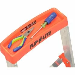 Little Giant® Flip-N-Lite Aluminum Platform Step Ladder - 6' - 15270-001 33 Little Giant® Flip-N-Lite Aluminum Platform Step Ladder - 6' - 15270-001 -Cheap Janitorial Carts Store B753938 09