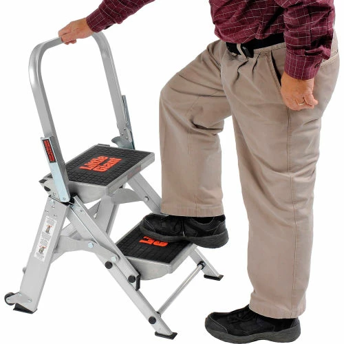 Little Giant® Safety Aluminum Step Ladder - 2 Step - 10210BA 3 Little Giant® Safety Aluminum Step Ladder - 2 Step - 10210BA - Image 3