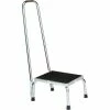 Blickman Step Stool 1251 Chrome w/Handrail