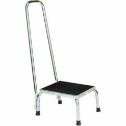 Blickman Step Stool 1260 Stainless Steel w/Handrail