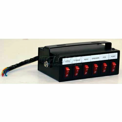 Buyers Products Switch Box, 6-Function, Illuminated-On 1 Buyers Products Switch Box, 6-Function, Illuminated-On
