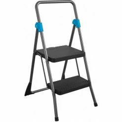 Cosco® Folding 2 Step Stool Ladder, Type 1A -Cheap Janitorial Carts Store COO 11829GGB