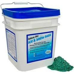 Latex-ite® Sodium Chloride Ice and Snow Melt, 30 LB Pail - 12987