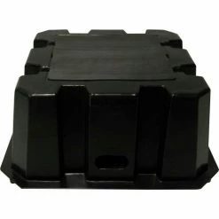 Diversified Plastics 1 Step Nestable Plastic Step Stand - Black 25"W x 25"D x 10-1/2"H - NST-1-01