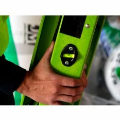 Little Giant 16' HyperLite 375 lb. Capacity Type IAA Fiberglass Extension Ladder - 17916 -Cheap Janitorial Carts Store HyperLite BubbleLevel 1