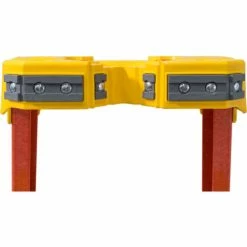 Werner 8' Fiberglass Leansafe Ladder w/ Plastic Tool Tray, 300 lb. Cap - L6208 -Cheap Janitorial Carts Store L6200 FI Top3 3