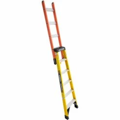 Werner Fiberglass Leansafe X3 Dual Purpose Leaning Ladder - LDP7306 -Cheap Janitorial Carts Store LDP7306 04