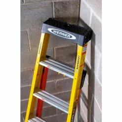 Werner Fiberglass Leansafe X3 Dual Purpose Leaning Ladder - LDP7306 -Cheap Janitorial Carts Store LDP7306 09