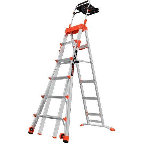 Little Giant® Type 1A Select Step 10' Aluminum Ladder W/ Air Deck - 15109-001 7 Little Giant® Type 1A Select Step 10' Aluminum Ladder W/ Air Deck - 15109-001 - Image 7