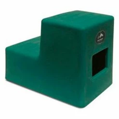 High Country Plastics 2 Step Mounting Step, Green 19"H - MS-19FG