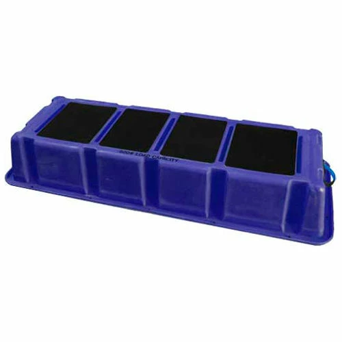 US Roto Molding 1 Step Plastic Step Stand Long - Blue 66-1/2"W x 26-1/2"D x 10"H - NLST-1 BL 1 US Roto Molding 1 Step Plastic Step Stand Long - Blue 66-1/2"W x 26-1/2"D x 10"H - NLST-1 BL