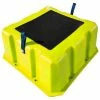 US Roto Molding 1 Step Nestable Plastic Step Stand - Yellow 25"W x 25"D x 10"H - NST-1 YEL