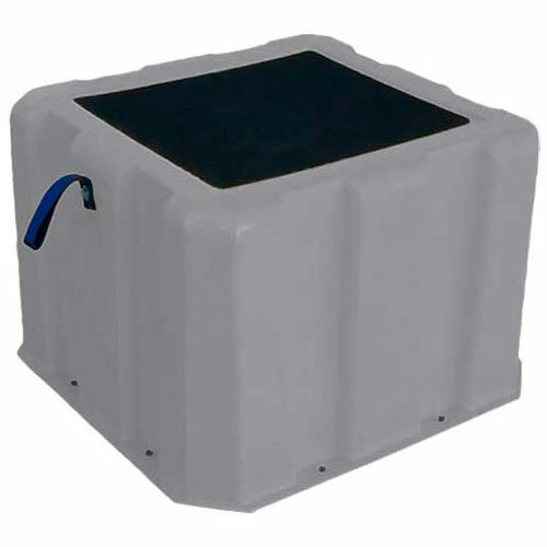 US Roto Molding 1 Step Nestable Plastic Step Stand Tall - Gray 19-1/2"W x 14"D x 12"H - NTST-1 GY 1 US Roto Molding 1 Step Nestable Plastic Step Stand Tall - Gray 19-1/2"W x 14"D x 12"H - NTST-1 GY