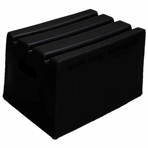 US Roto Molding 1 Step Plastic Step Stand - Black 19-1/2"W x 14"D x 12"H - ST-1 BK 1 US Roto Molding 1 Step Plastic Step Stand - Black 19-1/2"W x 14"D x 12"H - ST-1 BK