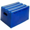 US Roto Molding 1 Step Plastic Step Stand - Blue 19-1/2"W x 14"D x 12"H - ST-1 BL