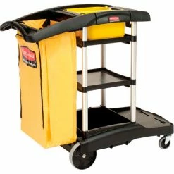 Rubbermaid® High Capacity Cleaning Cart 9T72 35 Rubbermaid® High Capacity Cleaning Cart 9T72 -Cheap Janitorial Carts Store RCP9T72