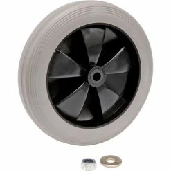 Global Industrial™ Replacement 8" Rear Wheel for Janitor Cart (Models 603574, 603590)