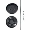 Rubbermaid® 8" Wheel Kit w/Axle for Rubbermaid® Hygen™ Microfiber Cleaning Cart