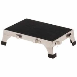 Clinton Industries Clinton SS-190 Stainless Steel Stacking Step Stool, 18"W x 12"D x 5-1/4"H