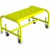 Tri-Arc Tri Arc 1 Step Mobile Steel Step Stool W/ 24" Perforated Tread - WLSR001246-Y