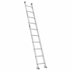 Werner 10' Type 1AA Aluminum Round Rung Straight Ladder 510-1
