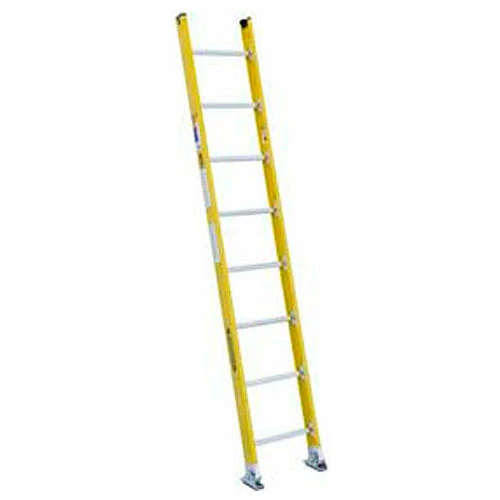 Werner 8' Type 1AA Fiberglass Round Rung Straight Ladder 7108-1 1 Werner 8' Type 1AA Fiberglass Round Rung Straight Ladder 7108-1