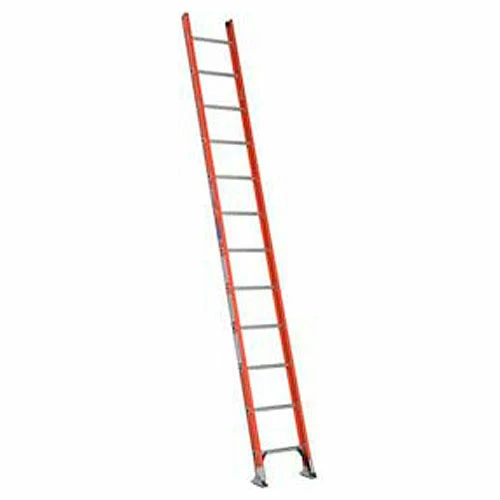 Werner 12' Type 1A Fiberglass D-Rung Straight Ladder D6212-1 1 Werner 12' Type 1A Fiberglass D-Rung Straight Ladder D6212-1
